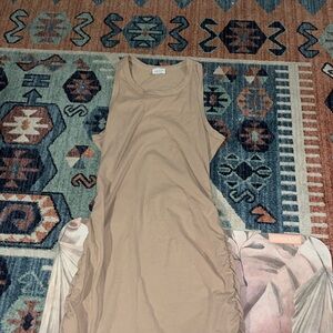 Large Le Lis cotton dress in nude , like new